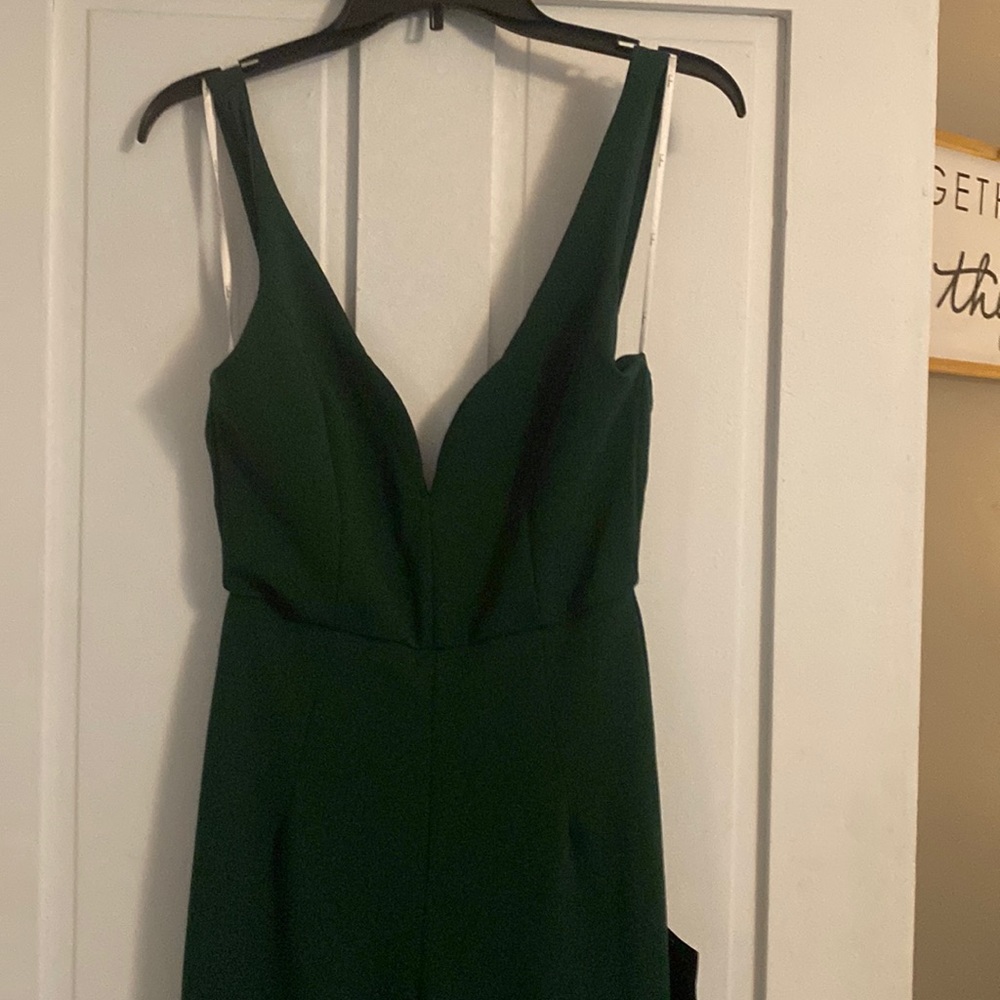 Lulu’s green jumpsuit